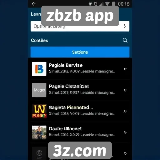 Análise da interface do zbzb app e sua usabilidade